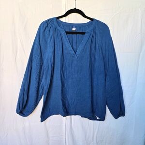 Old Navy Cotton Peasant Blouse